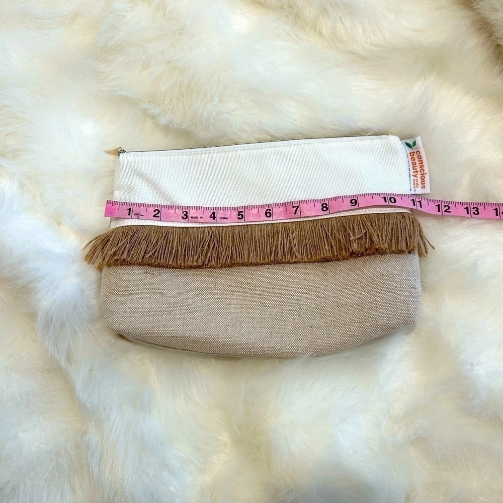 Ulta Beauty large bamboo fiber cosmetic bag